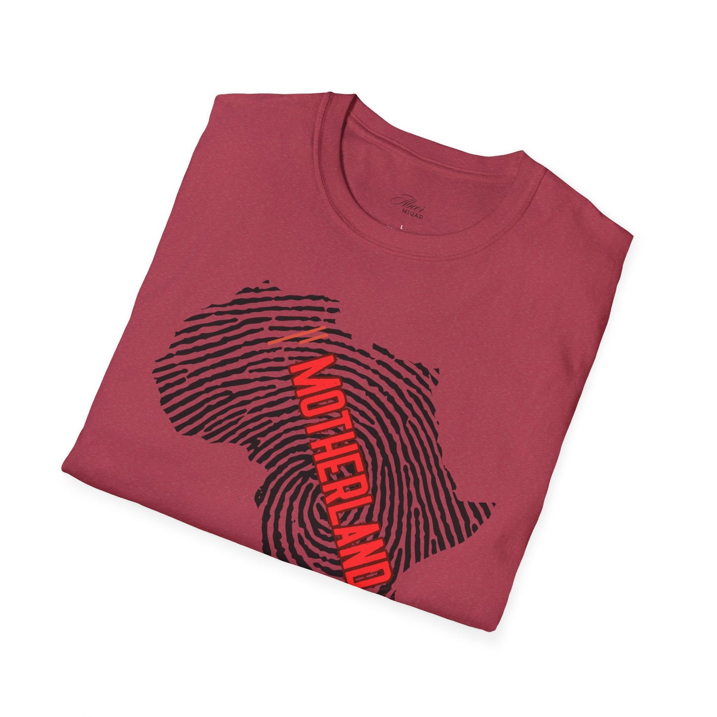 Motherland Fingerprint Unisex Softstyle T-Shirt - Celebrate Heritage and Unity