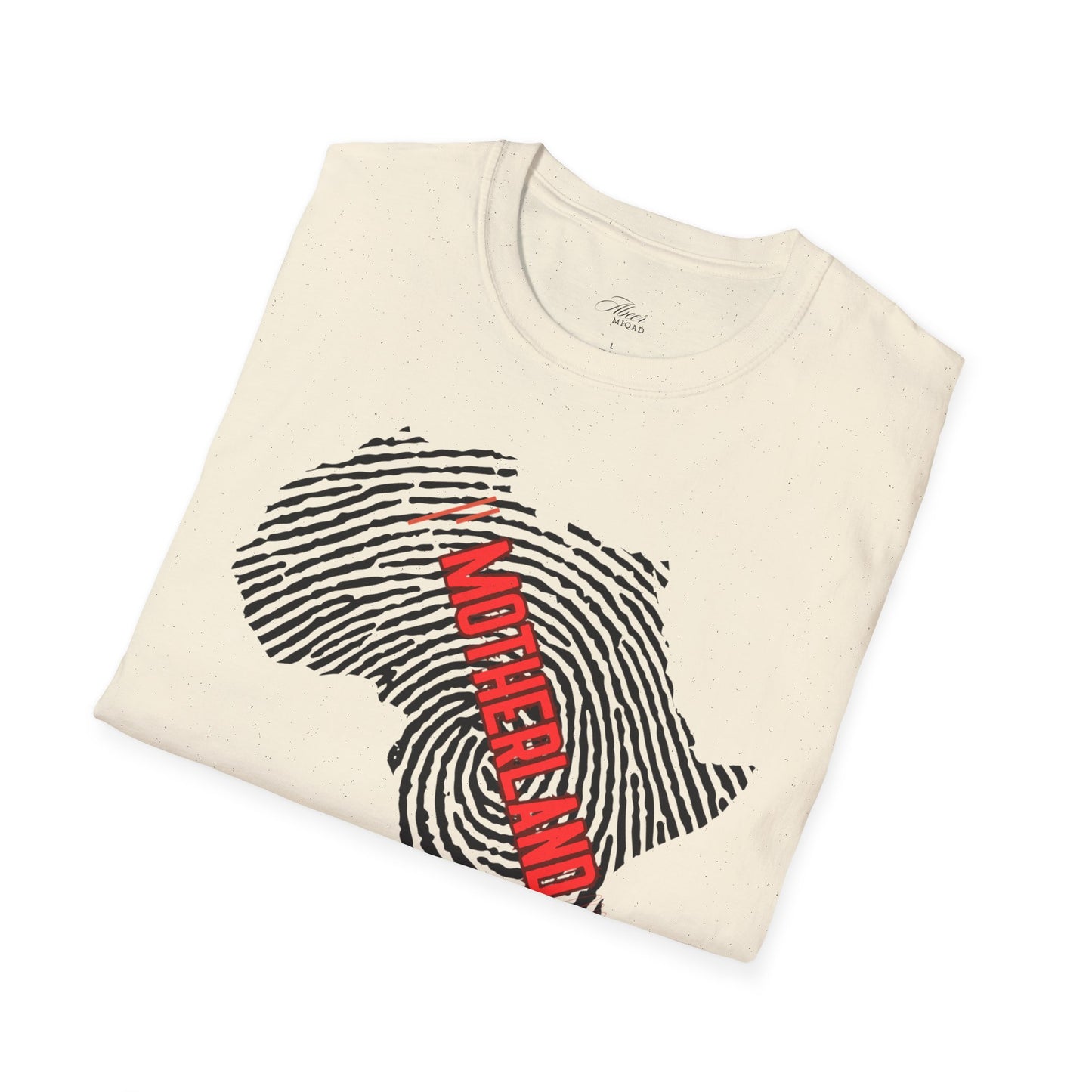 Motherland Fingerprint Unisex Softstyle T-Shirt - Celebrate Heritage and Unity