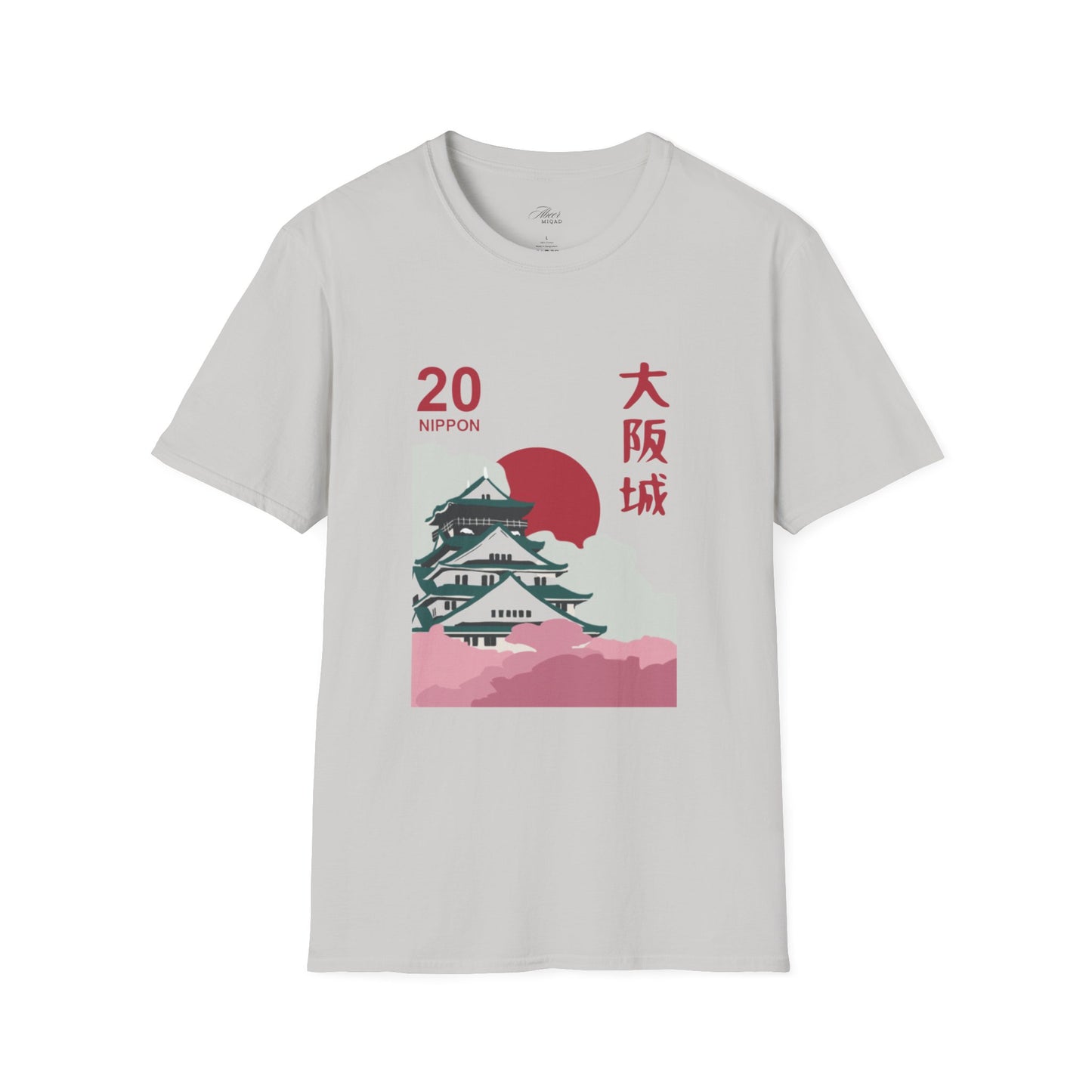Japanese Temple Graphic Unisex T-Shirt - Osaka Design