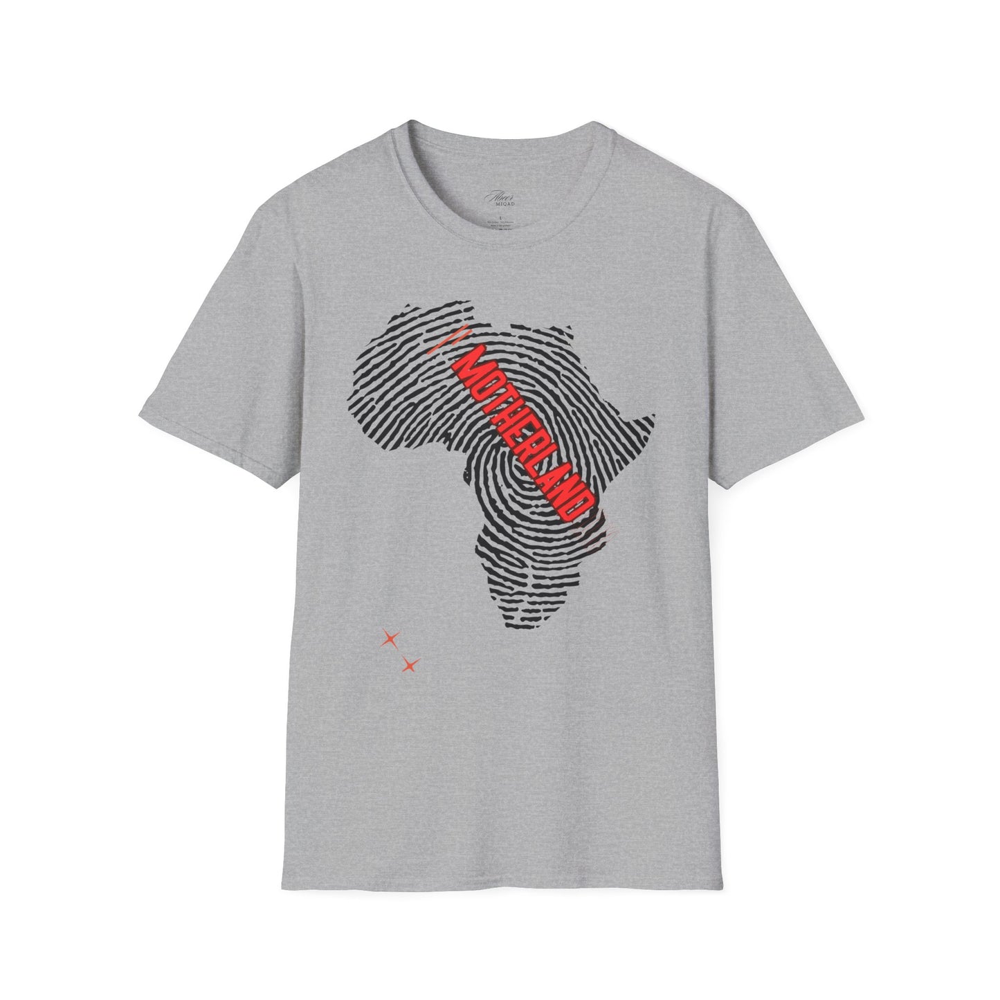 Motherland Fingerprint Unisex Softstyle T-Shirt - Celebrate Heritage and Unity
