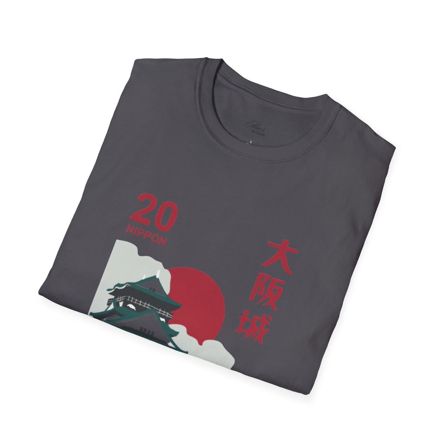 Japanese Temple Graphic Unisex T-Shirt - Osaka Design