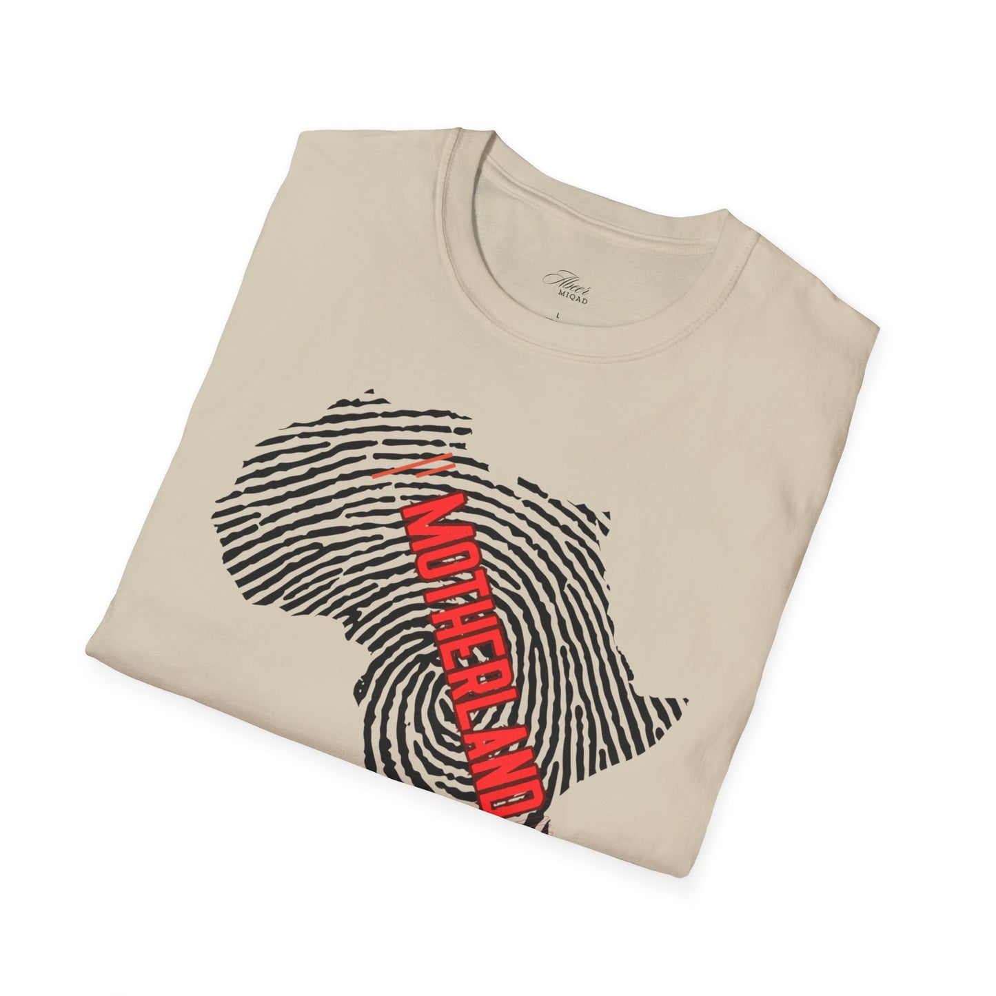 Motherland Fingerprint Unisex Softstyle T-Shirt - Celebrate Heritage and Unity