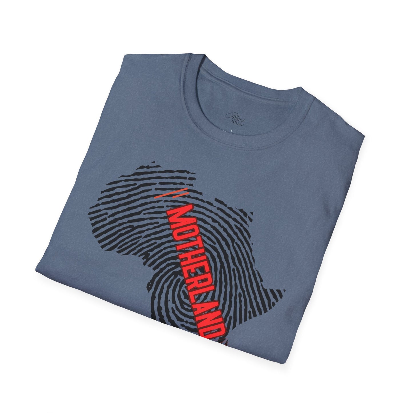 Motherland Fingerprint Unisex Softstyle T-Shirt - Celebrate Heritage and Unity