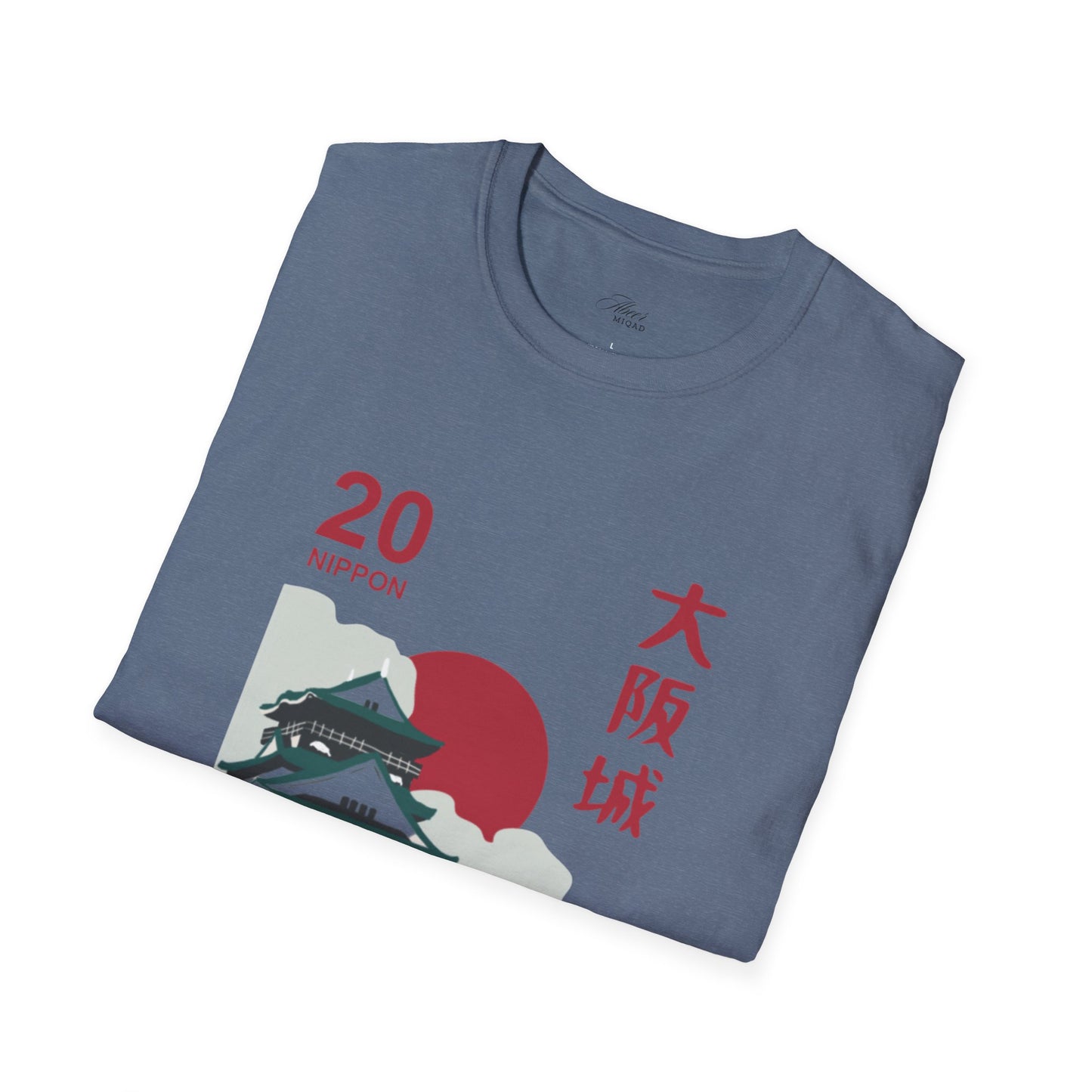 Japanese Temple Graphic Unisex T-Shirt - Osaka Design
