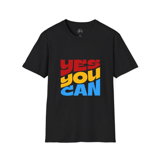 Graphic T-Shirt - 'YES YOU CAN' Tee