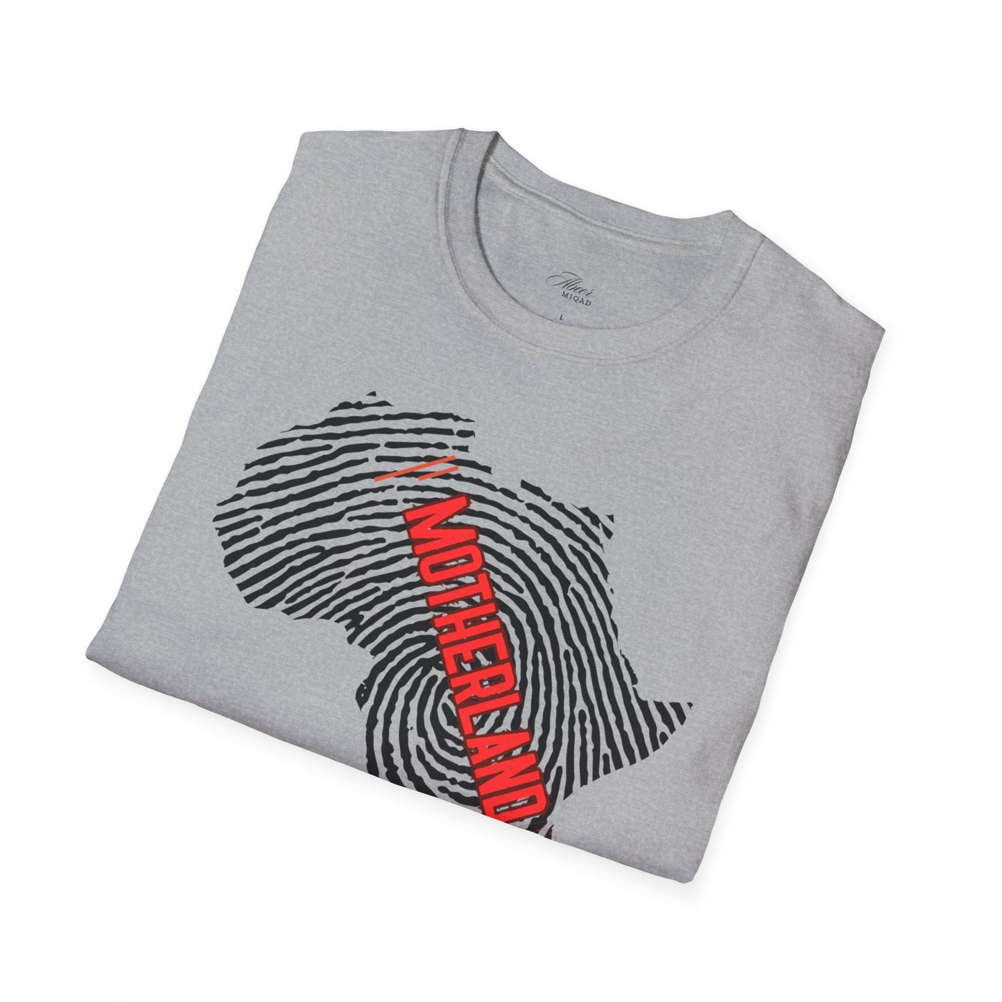 Motherland Fingerprint Unisex Softstyle T-Shirt - Celebrate Heritage and Unity