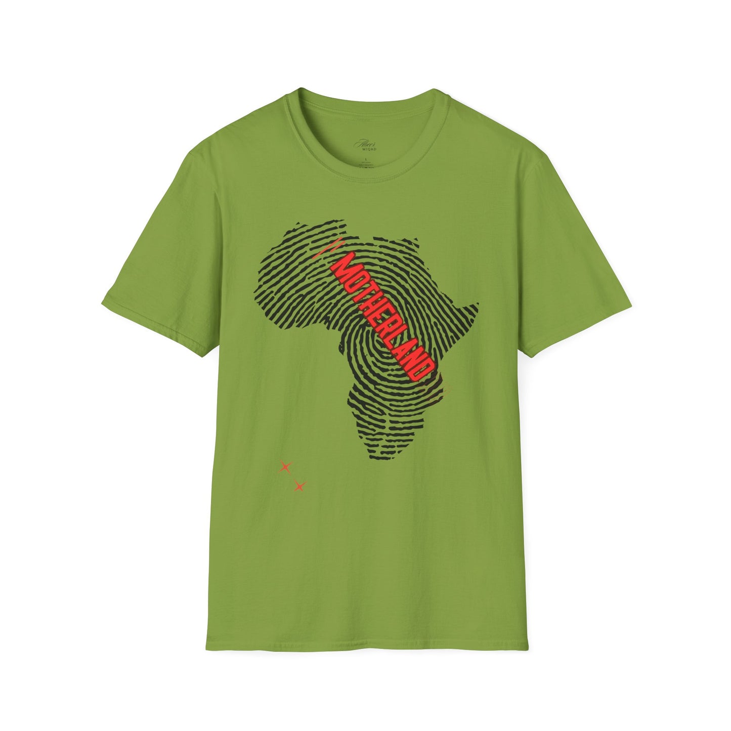 Motherland Fingerprint Unisex Softstyle T-Shirt - Celebrate Heritage and Unity