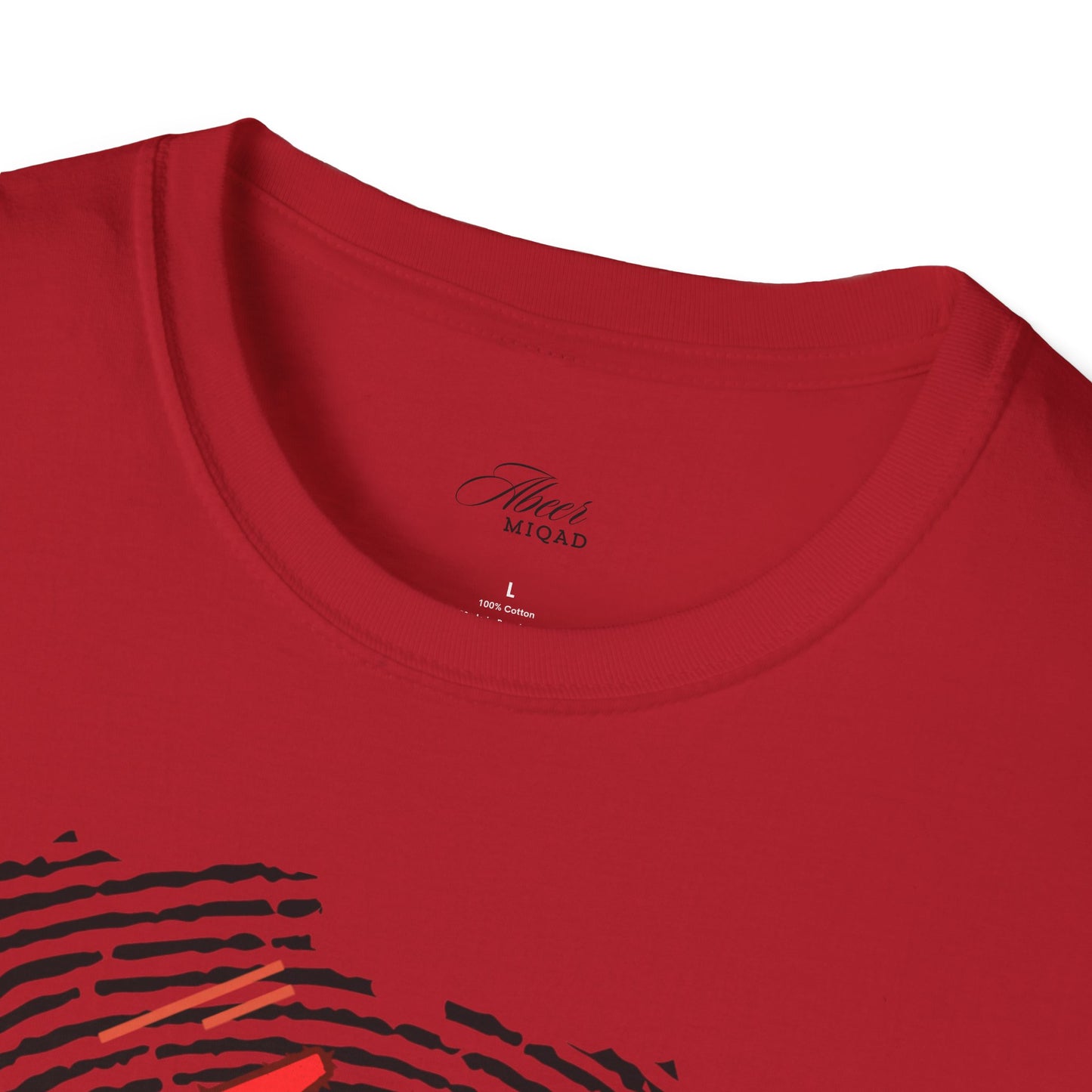 Motherland Fingerprint Unisex Softstyle T-Shirt - Celebrate Heritage and Unity