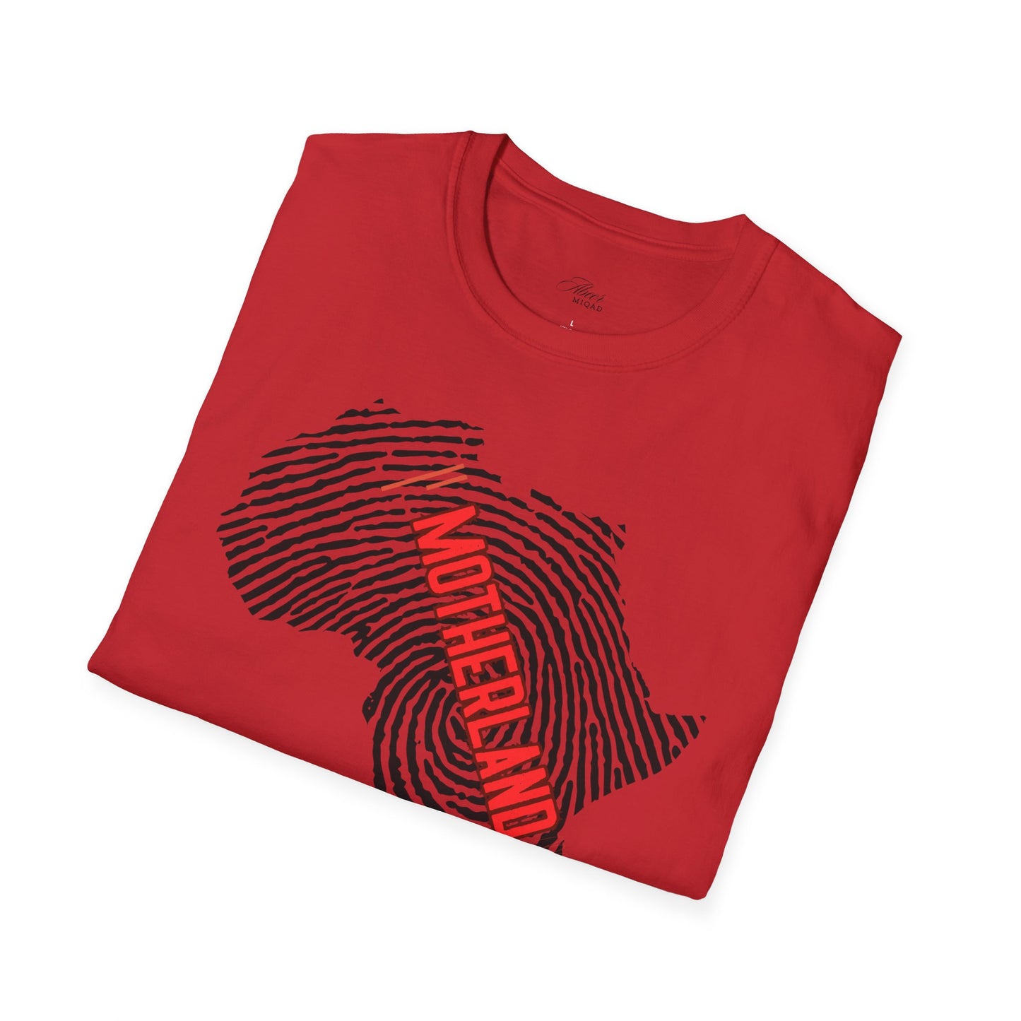 Motherland Fingerprint Unisex Softstyle T-Shirt - Celebrate Heritage and Unity